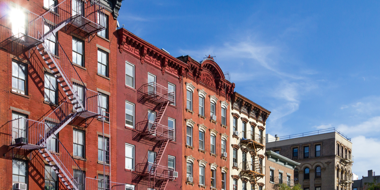 Classic Brooklyn residential buildings served by Sunrise Real Estate